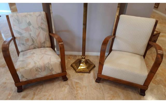 COPPIA DI POLTRONE ITALIA 1930 CA.