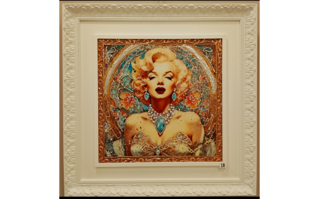 Boris Dondé -  Zurigo 1968  Marilyn Monroe art decò 