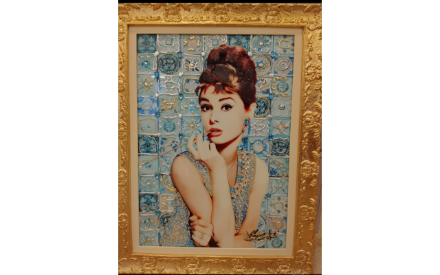 Boris Dondé -  Zurigo 1968  Audrey Hepburn