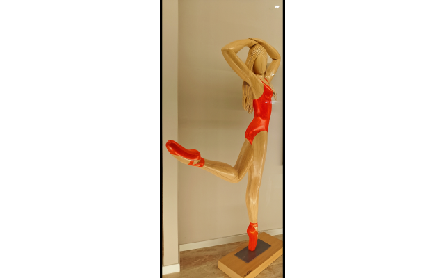 Giorgio Rastelli  -  Milano 1940  Ragazza con body rosso