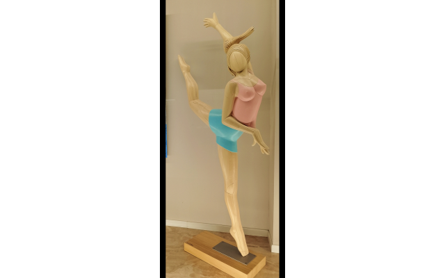 Giorgio Rastelli  -  Milano 1940  Ragazza che salta